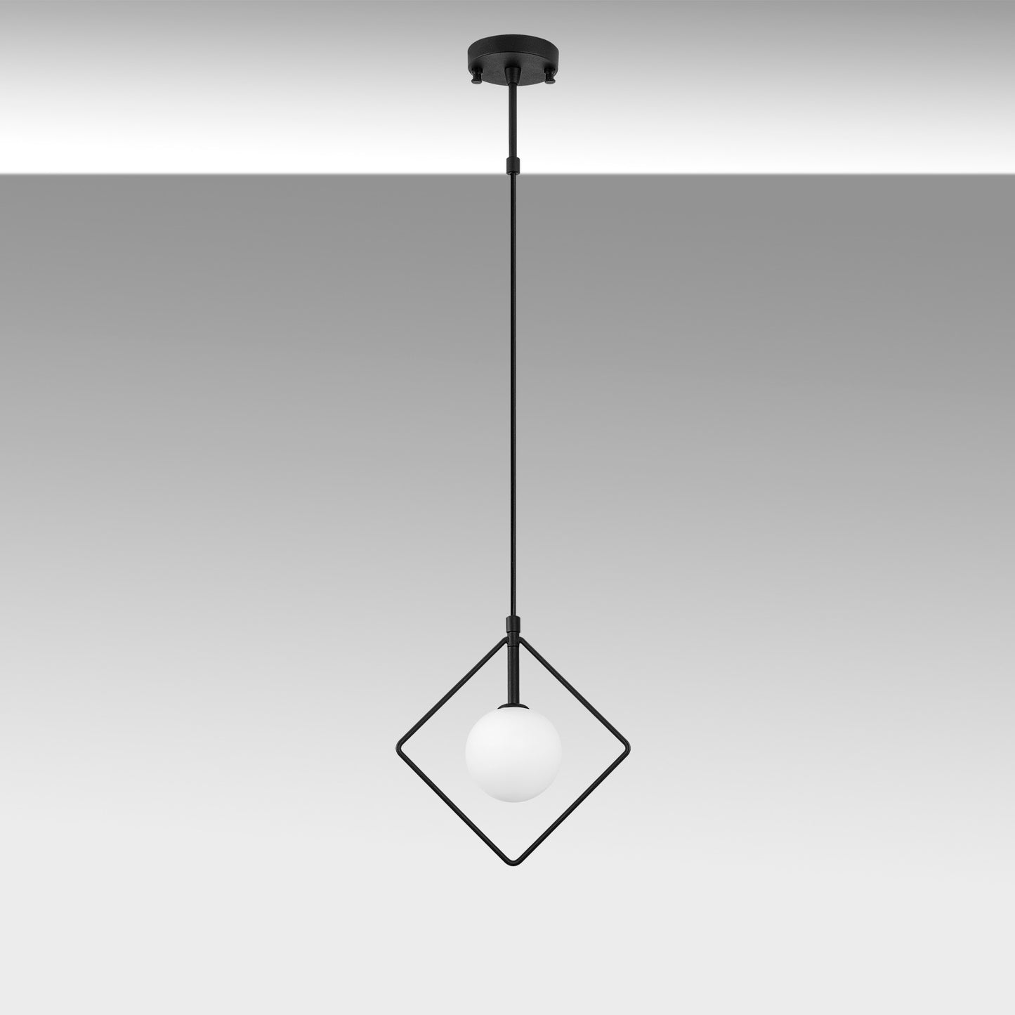 Loftlampe Geometri - 11095 - Sort
