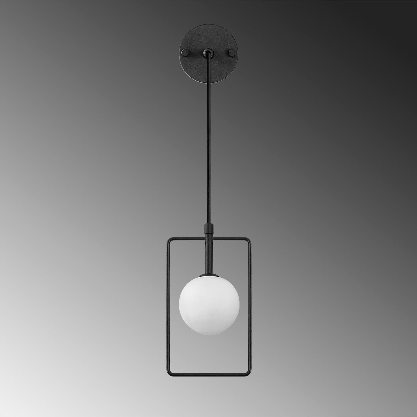 Væglampe Geometri - 11110 - Sort