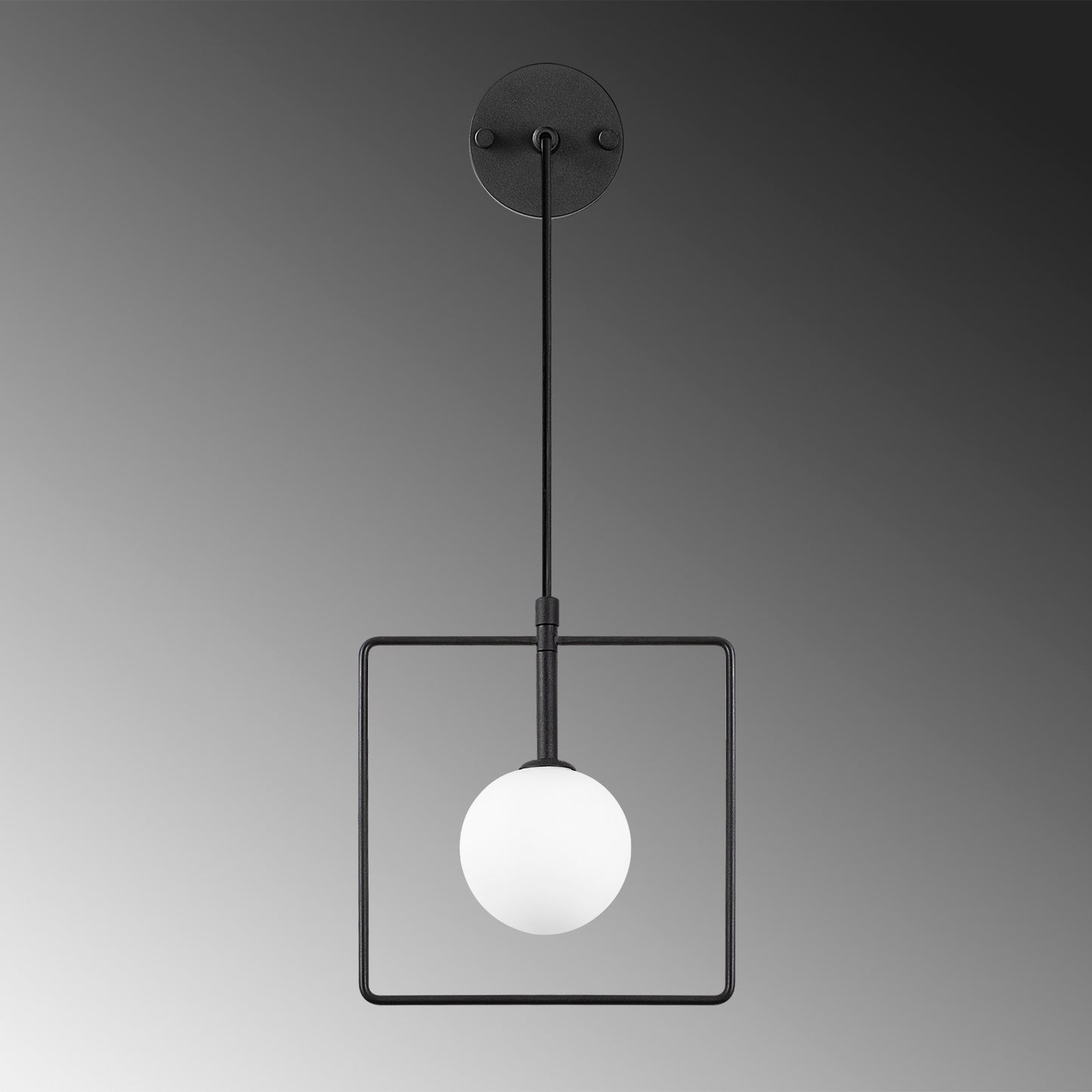 Væglampe Geometri - 11115 - Sort