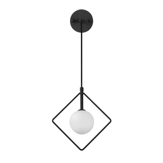 Væglampe Geometri - 11120 - Sort