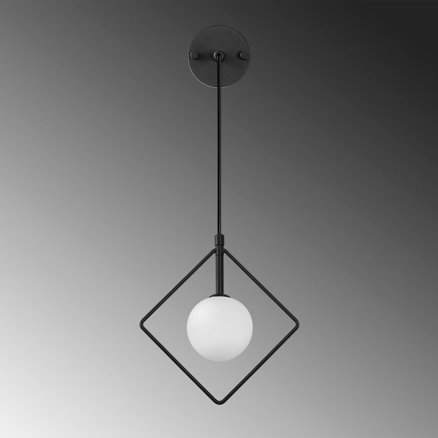 Væglampe Geometri - 11120 - Sort
