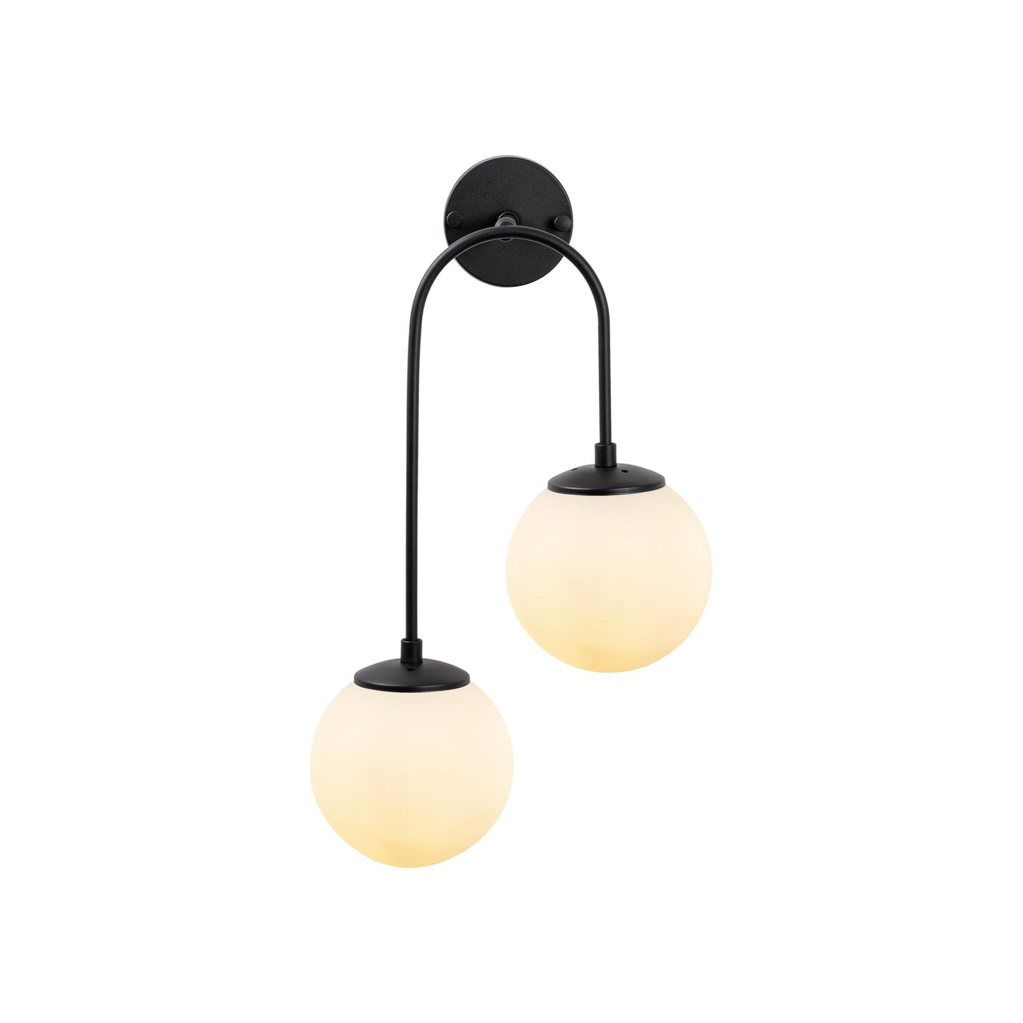 Væglampe Jewel - 10575 - Sort og hvid