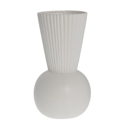 Anine vase H29,3 cm. hvid