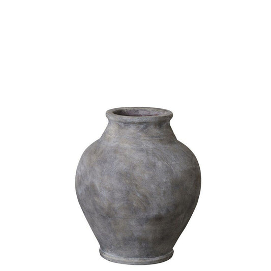 Anna vase H33 cm. antik grå