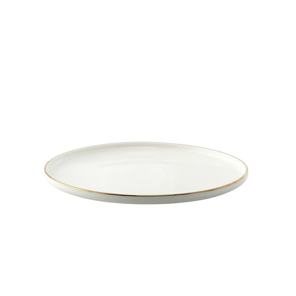Clara frokosttallerken H1,5 cm. hvid