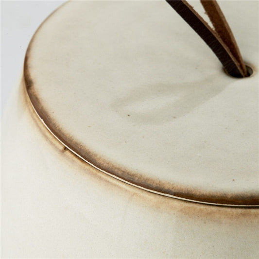 Amera krukke H7,5 cm. beige