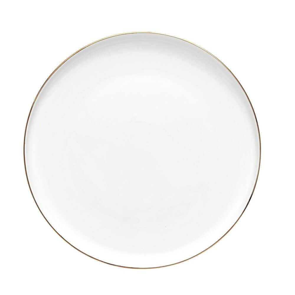 Clara middagstallerken H2,2 cm. hvid