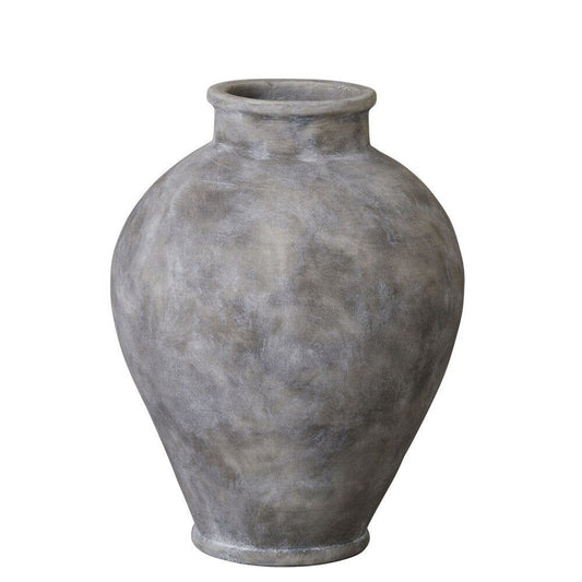 Anna vase H48 cm. antik grå