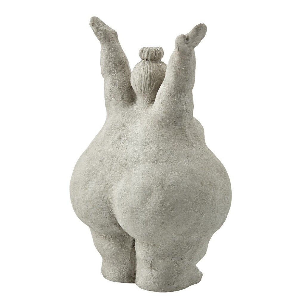 Serafina Kvinde figur H28 cm. grå