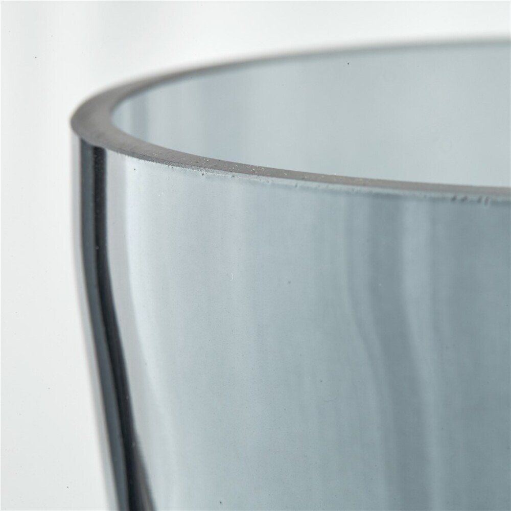 Hedria vase H24,5 cm. mørkegrå
