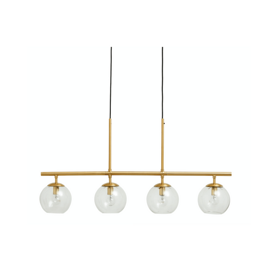 Globe Lamp, 4-In-One, Brass, Hanging