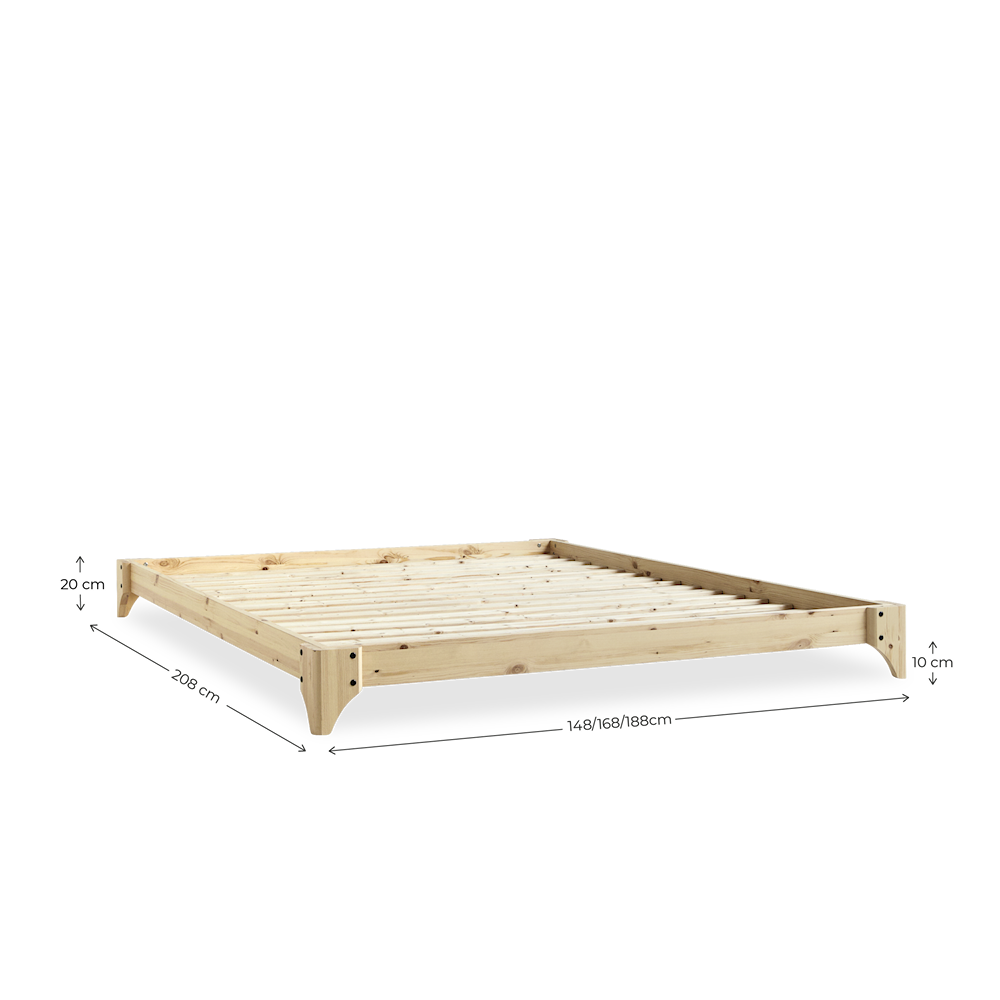 ELAN BED CLEAR LACQUERED 160 X 200-8