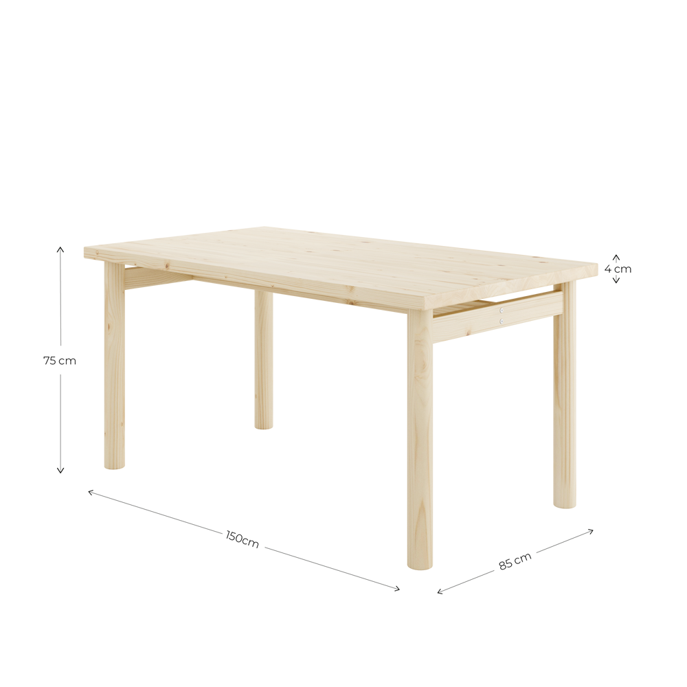 PACE DINING TABLE CLEAR LACQUERED-2