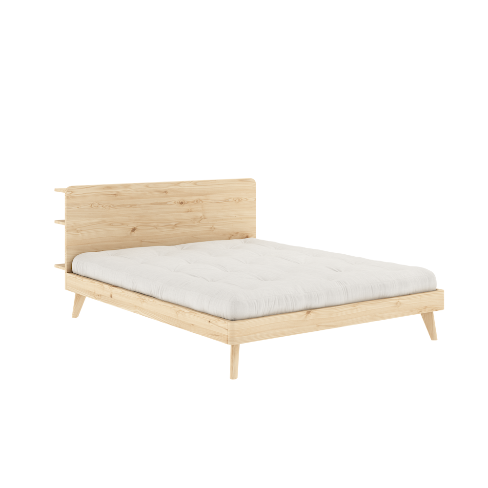 RETREAT BED CLEAR LACQUERED 160 X 200-1