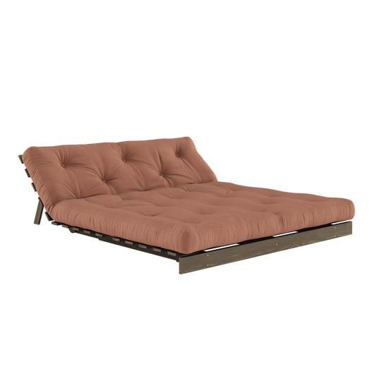 ROOTS CAROB BROWN 160 X 200 W. ROOTS MATTRESS CLAY BROWN-1