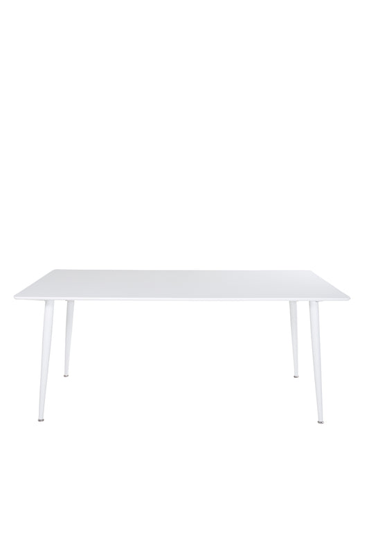 Polar Spisebord 180 cm - Hvid top / Hvide ben