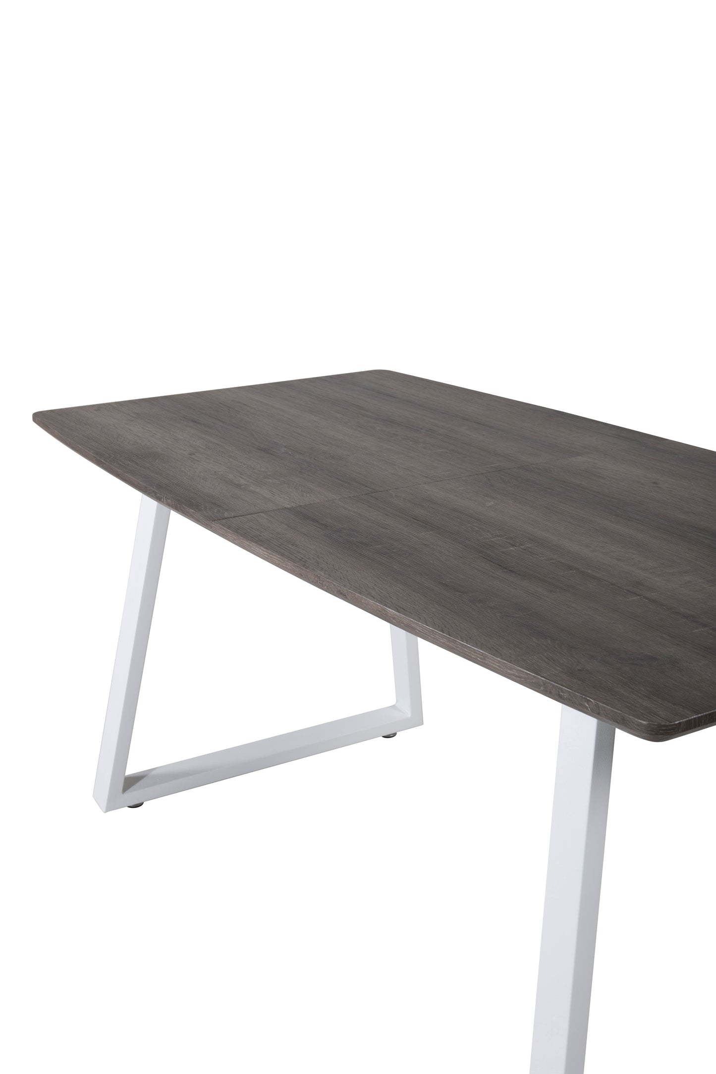 Inca Udtræksbord - grå "oak" / hvid Ben