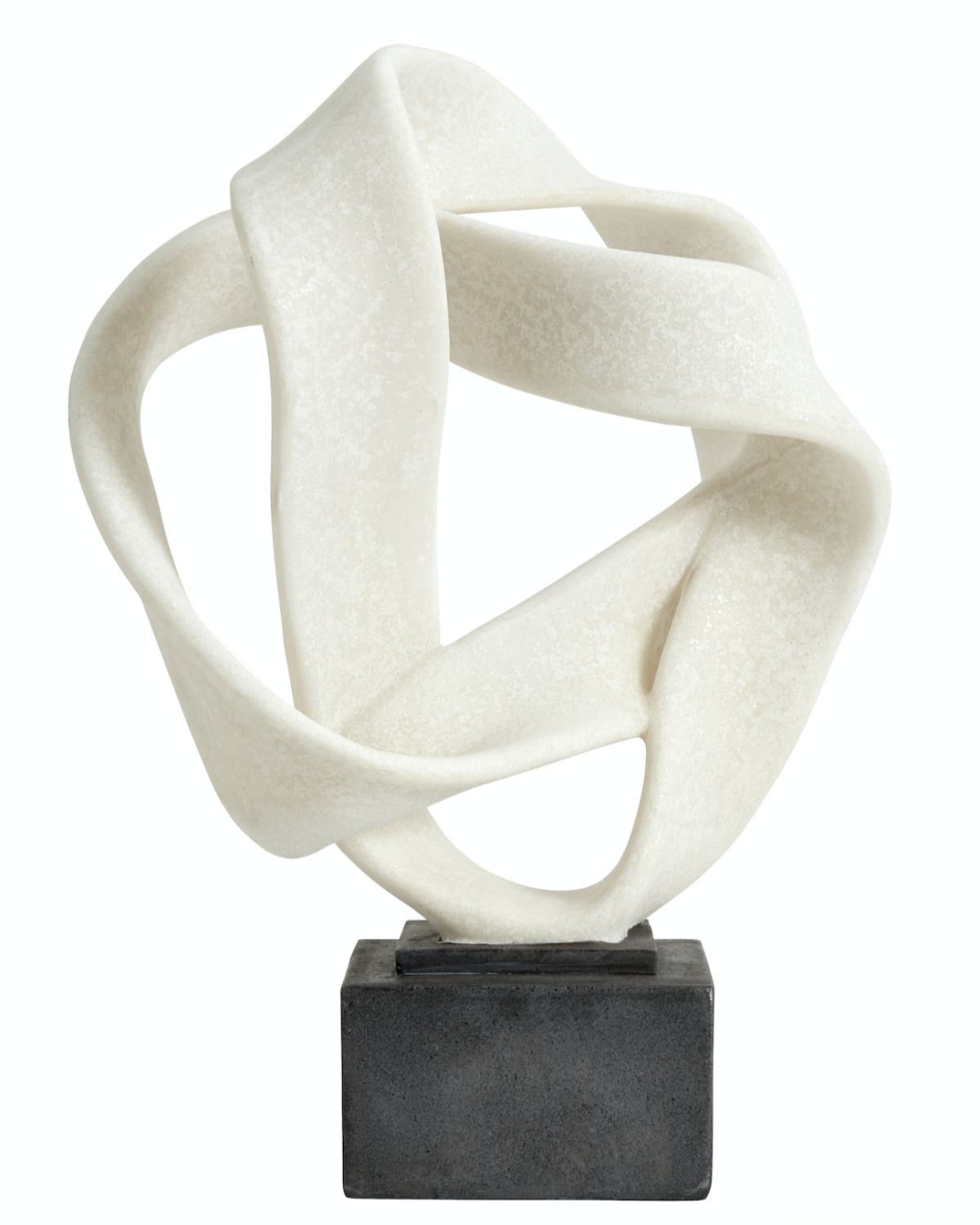 ROSALA skulptur til dekoration - h43 cm - sort/hvid