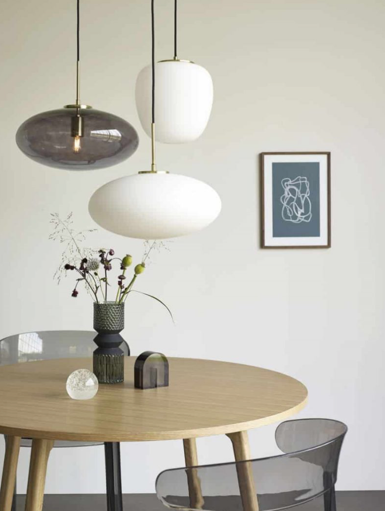 - Lampe, glas, - Nordly Living