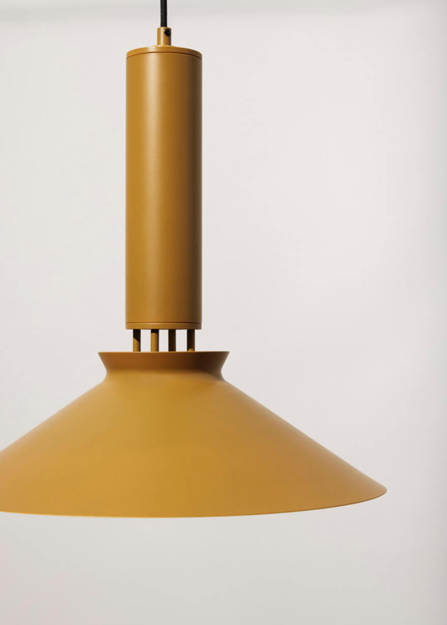 Coney - Lampe, metal, brun