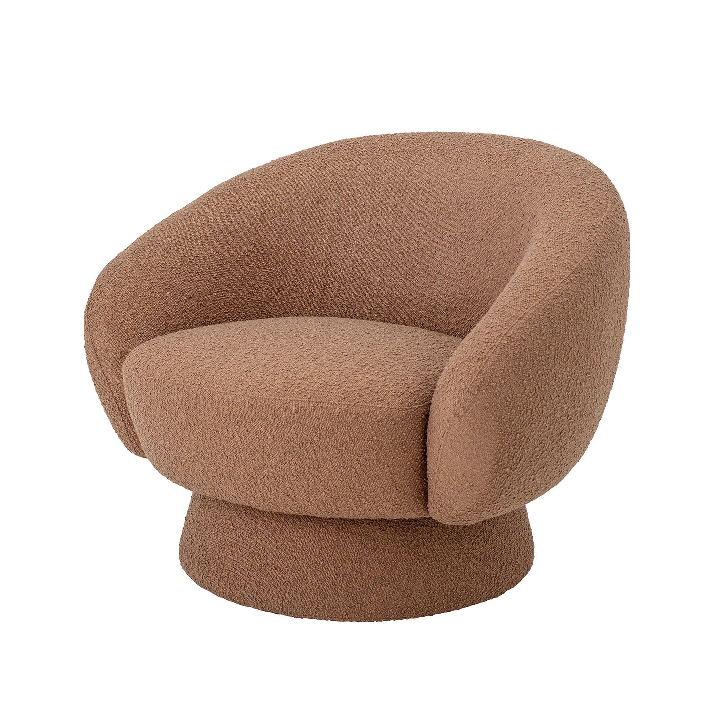 Bloomingville Ted Lounge Stol, Brun, Polyester - NordlyHome.dk