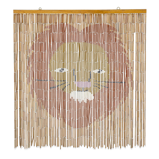 Leonel Væg Dekoration, Brun, Bambus