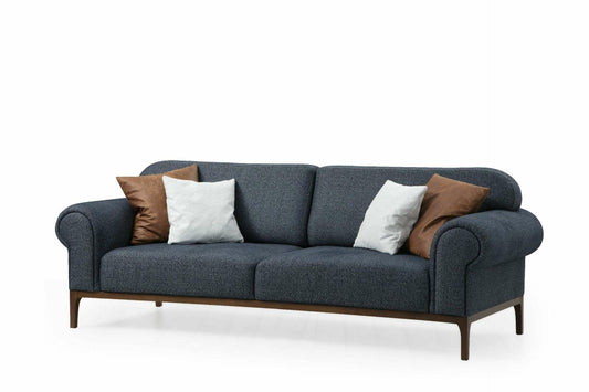 London 3 - antracit - 3-sæders sofa