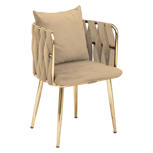 Ivy Gold - Lysebrun - Wing Chair