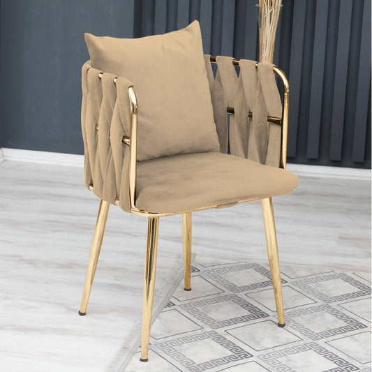 Ivy Gold - Lysebrun - Wing Chair