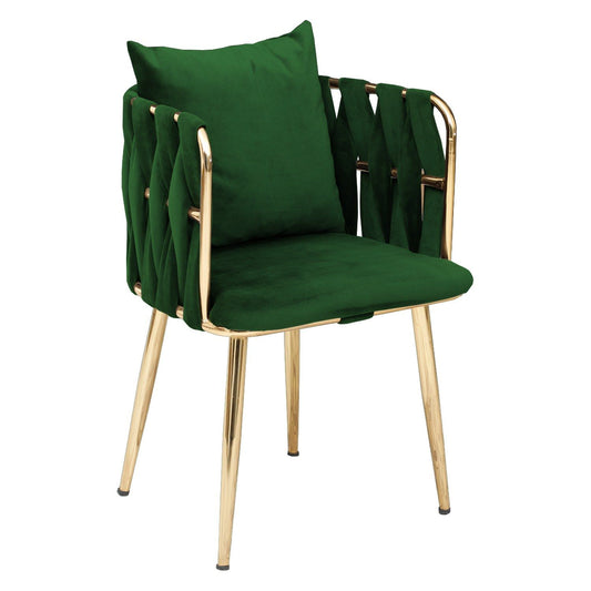 Ivy Guld - Grøn - Wing Chair