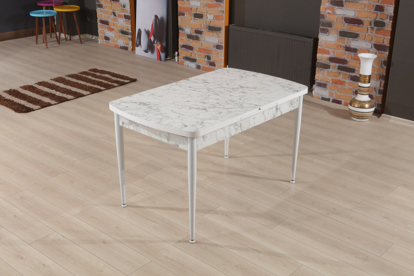 Trend Carrara - Udtrækkeligt spisebord