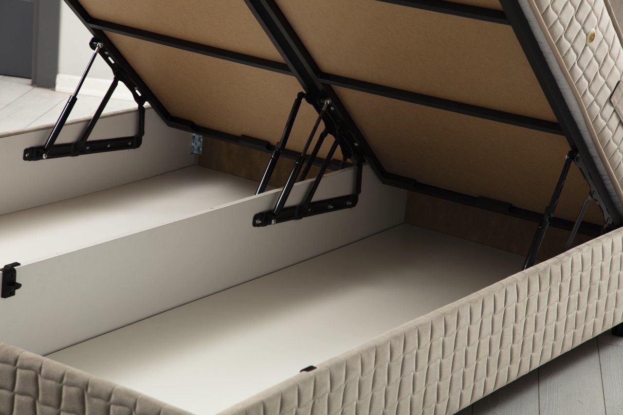 Safir 90 x 190 - Brown - Single Bed Base & Headboard