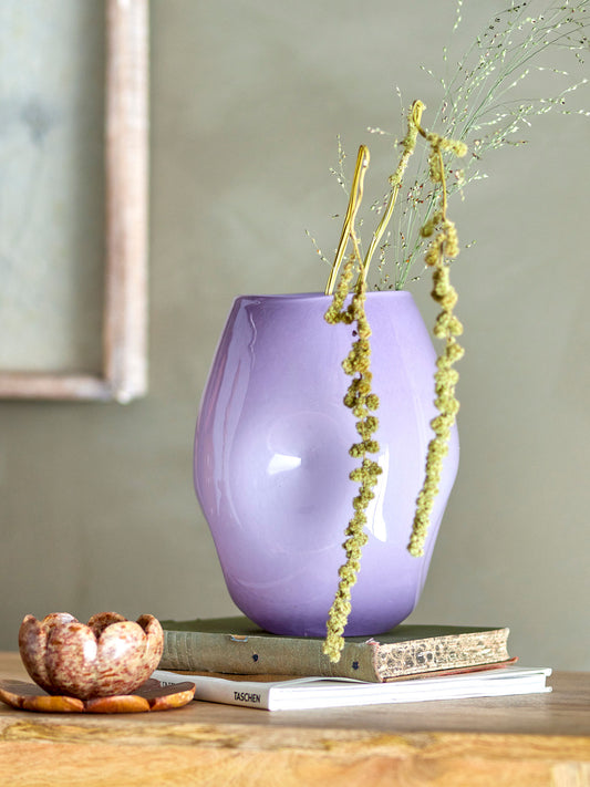 Lilac Vase, Lilla, Glas