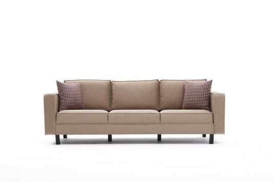 Kale Velvet - Creme - 3-sæders sofa