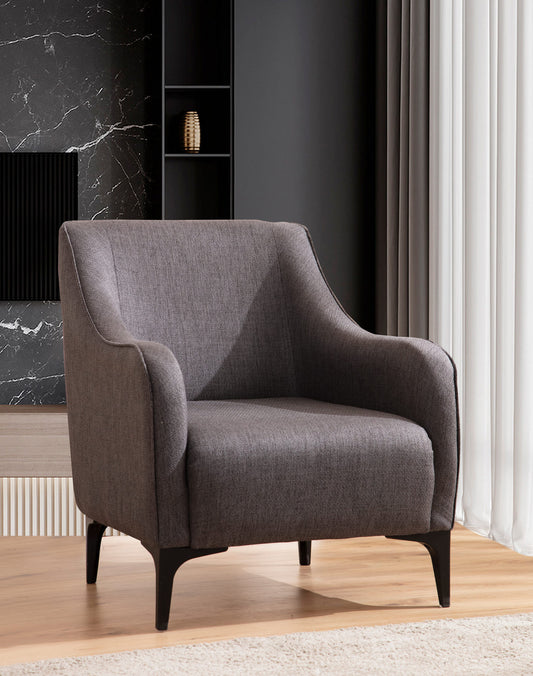 Belissimo - Mørkegrå - Wing Chair