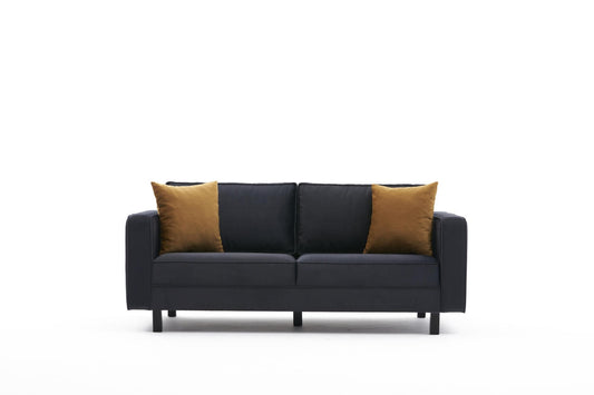 Kale Velvet - antracit - 2-sæders sofa