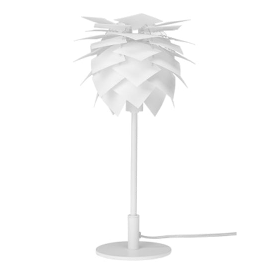 Pineapple høj bordlampe hvid