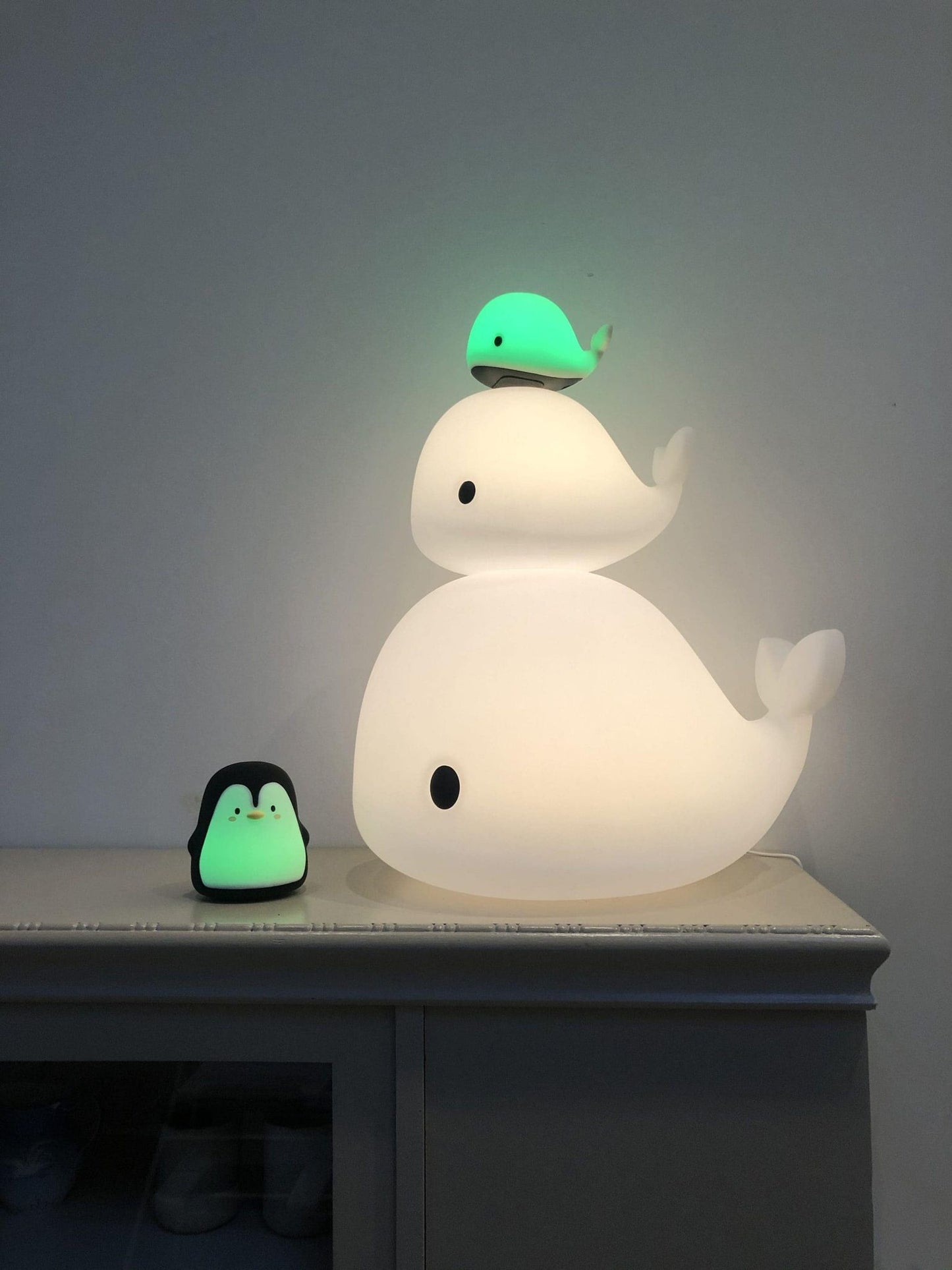 LED lampe - Christian the whale 30 cm