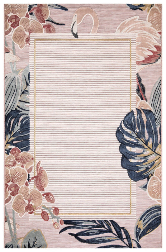 65240 - Pink - Hall tæppe (78 x 300)