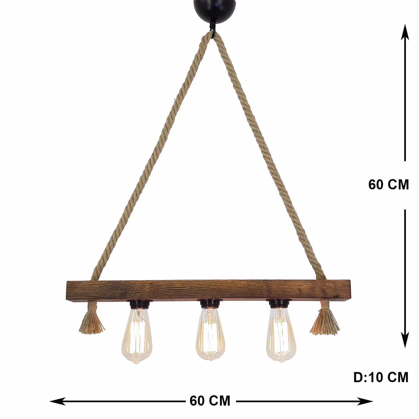 Kütük Halat 2 - Loftlampe