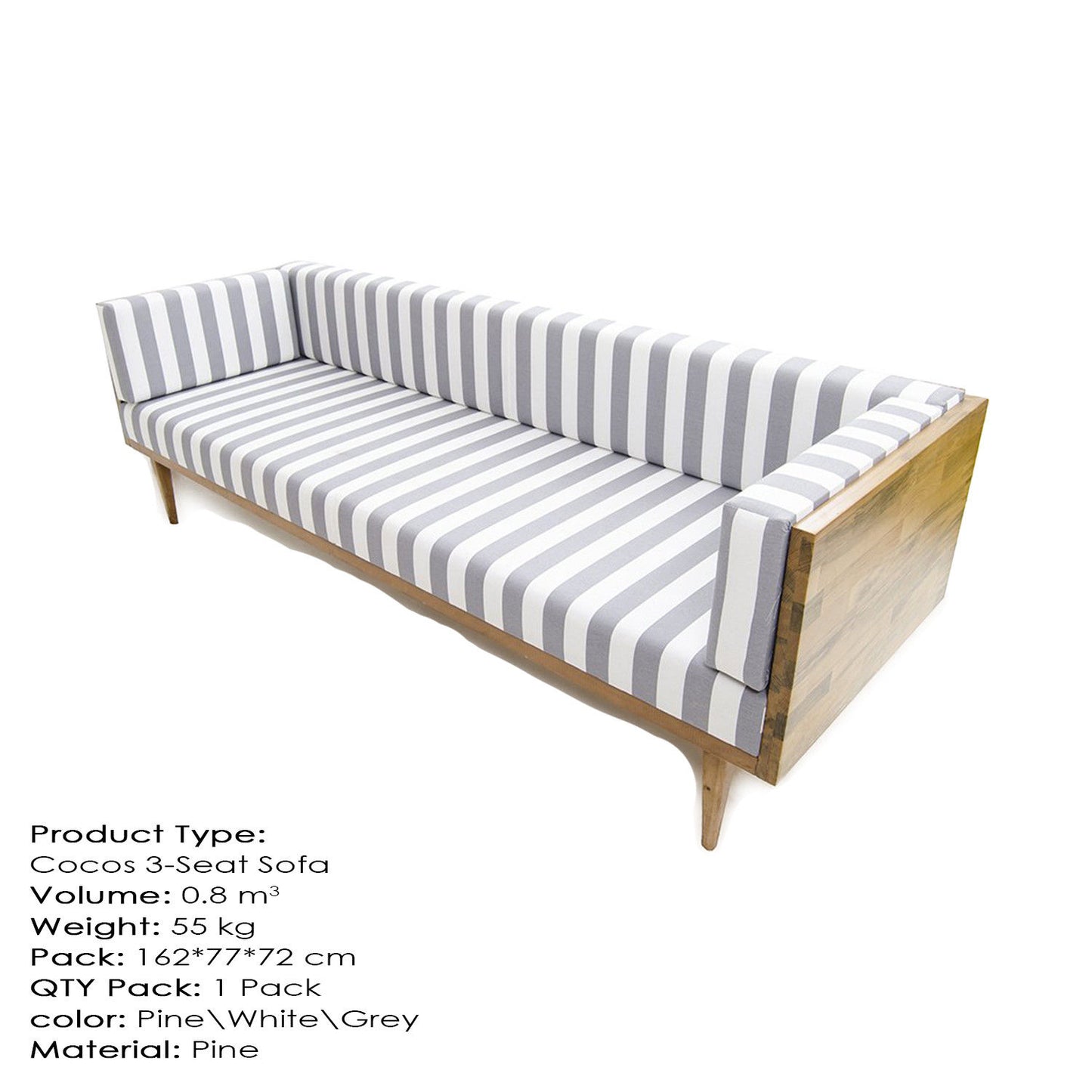 Cocos - 3-personers sofa