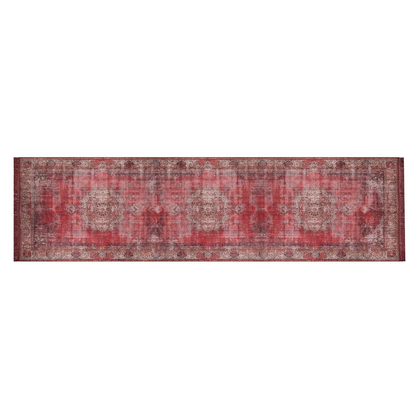 Blues Chenille - Rød AL 119 - Halltæppe (75 x 230)