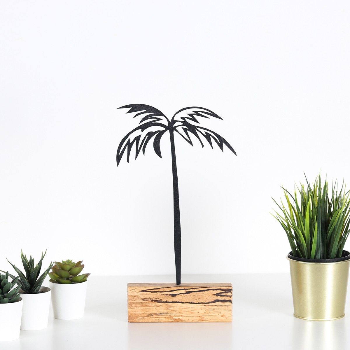 Palm - Sort - Dekorativt objekt