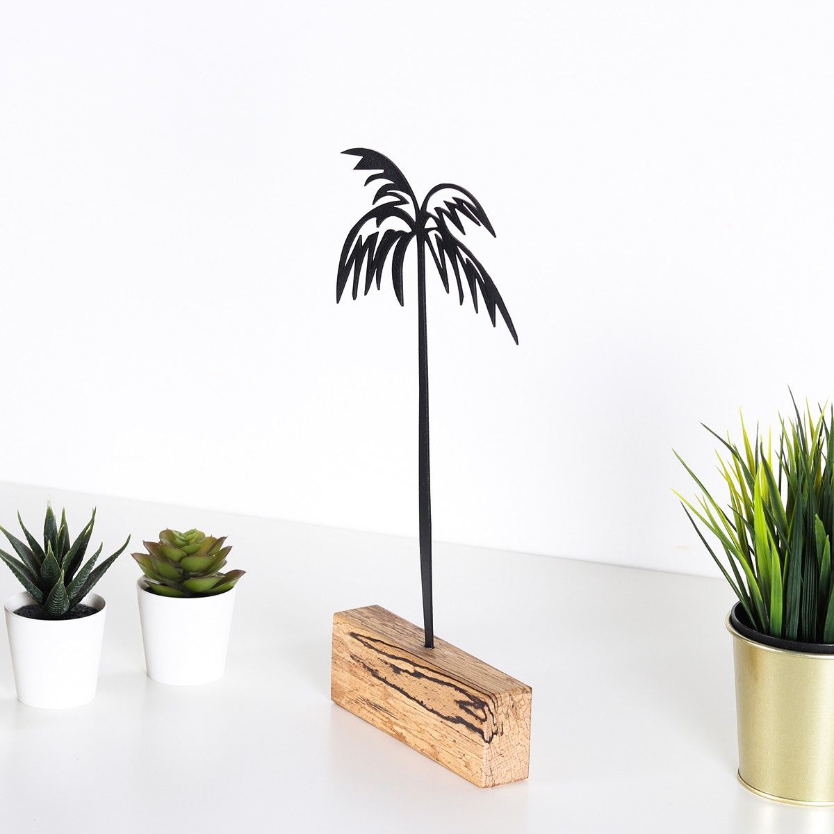 Palm - Sort - Dekorativt objekt