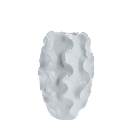Sannia vase H37,5 cm. hvid