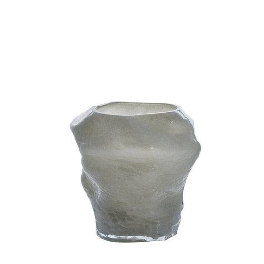 Marinella vase H19,5 cm. sølvgrå