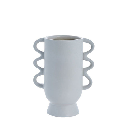 Suselle vase H20,3 cm. hvid