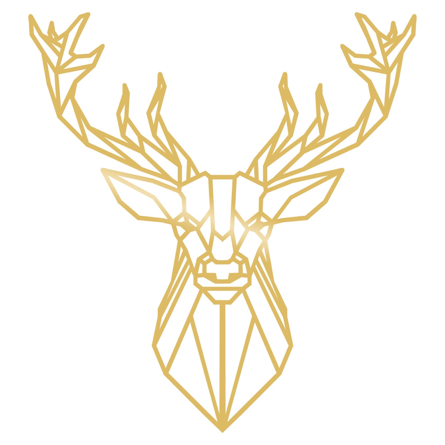 Deer4 - Guld - Dekorativt metalvægtilbehør