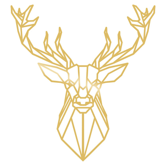 Deer4 - Guld - Dekorativt metalvægtilbehør
