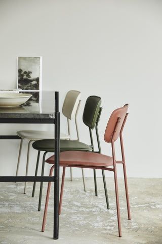 Nordal ESA dinning chair, rust red - NordlyHome.dk